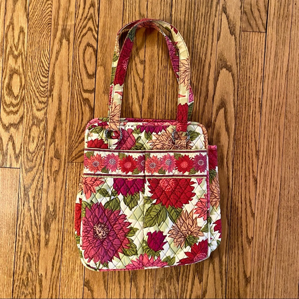 Vera Bradley Hello Dahlia Tote Bag